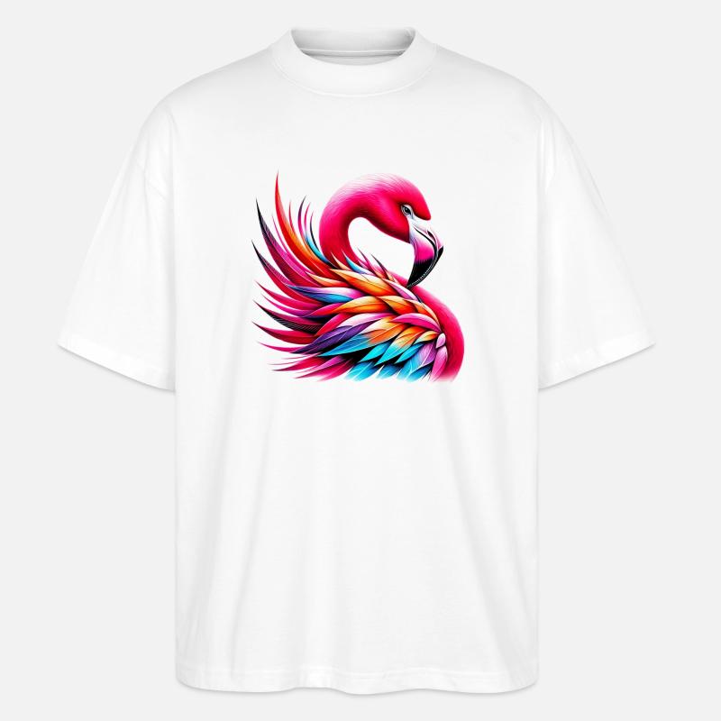 Flamant - T-shirt bio Blaster 2.0 coupe oversize Stanley/Stella Unisexe - blanc