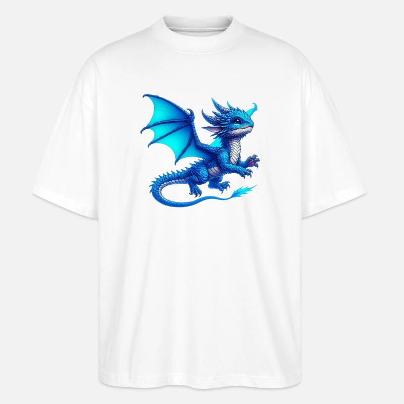 Dragon - T-shirt bio Blaster 2.0 coupe oversize Stanley/Stella Unisexe - blanc