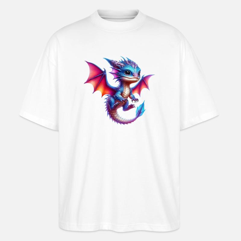 Dragon - T-shirt bio Blaster 2.0 coupe oversize Stanley/Stella Unisexe - blanc