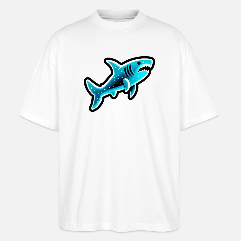 Hai - Stanley/Stella Oversized Unisex Bio T-Shirt Blaster 2.0 - Weiß