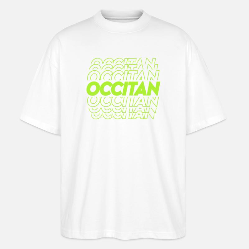 OCCITAN - T-shirt bio Blaster 2.0 coupe oversize Stanley/Stella Unisexe - blanc