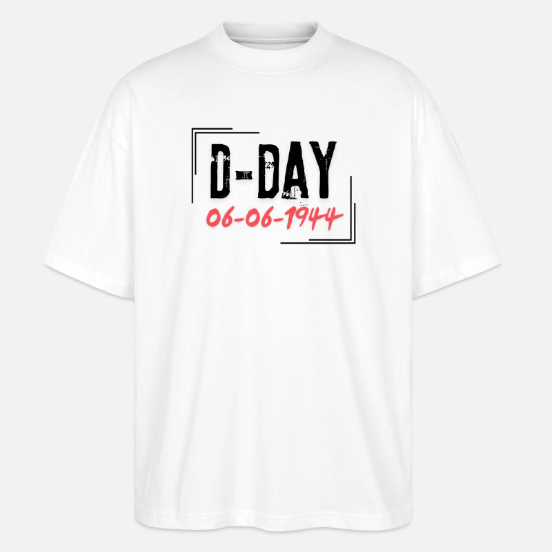 D-Day - Stanley/Stella Oversized Unisex Bio T-Shirt Blaster 2.0 - Weiß