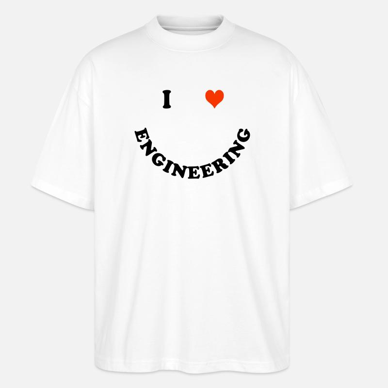 Ingenieur - Stanley/Stella Oversized Unisex Bio T-Shirt Blaster 2.0 - Weiß
