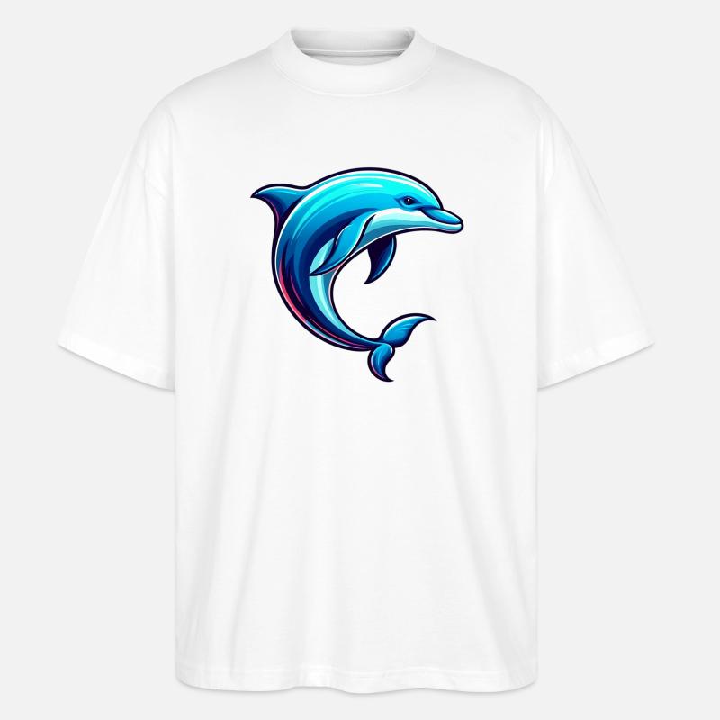 Dauphin - T-shirt bio Blaster 2.0 coupe oversize Stanley/Stella Unisexe - blanc