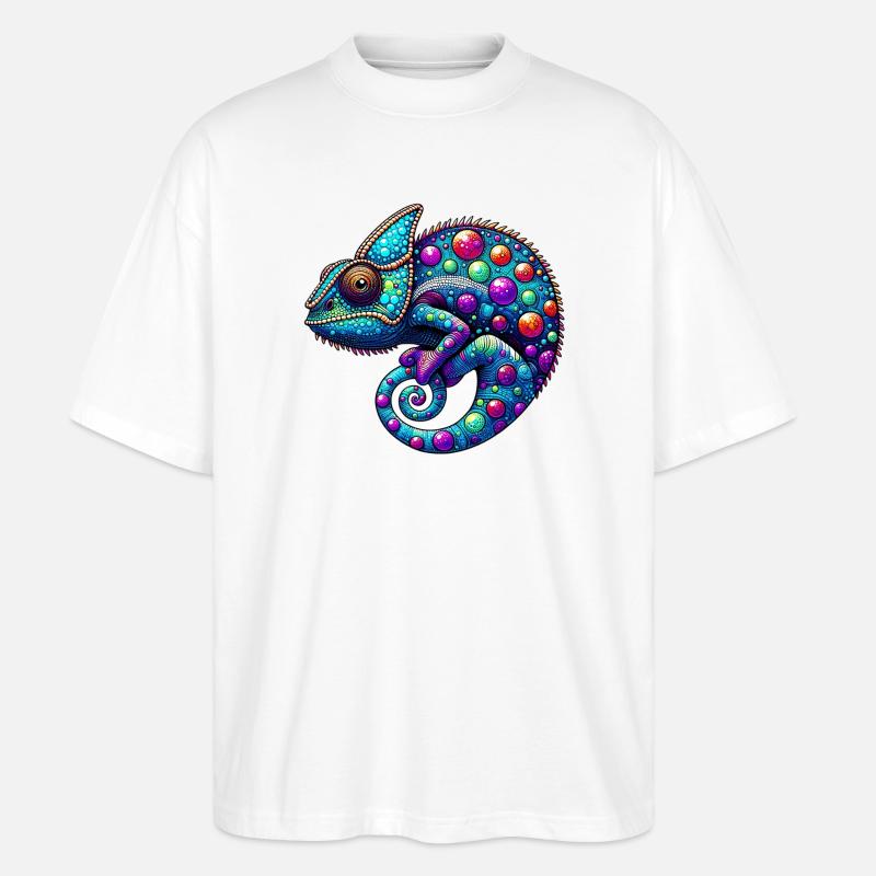 Chameleon - Stanley/Stella Oversized Unisex Organic T-shirt Blaster 2.0 - white