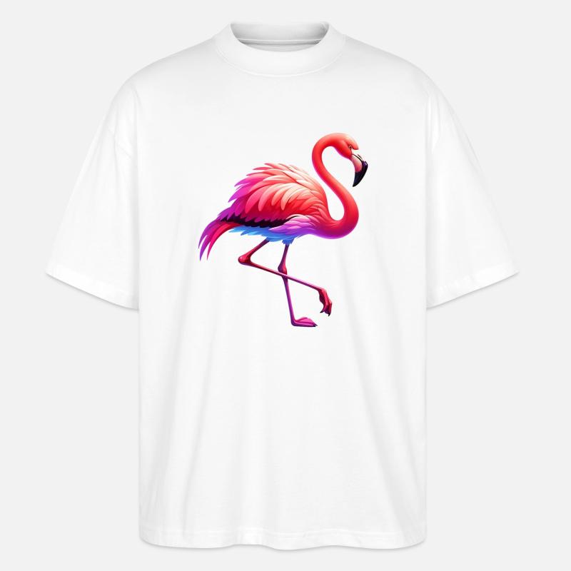 Flamant - T-shirt bio Blaster 2.0 coupe oversize Stanley/Stella Unisexe - blanc
