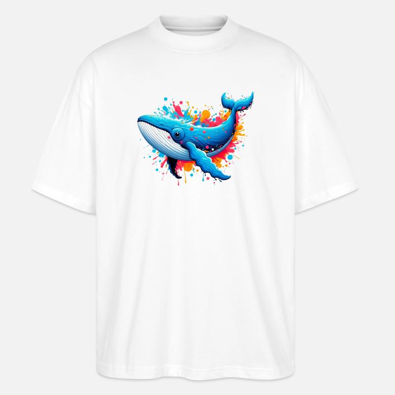 Wal - Stanley/Stella Oversized Unisex Bio T-Shirt Blaster 2.0 - Weiß