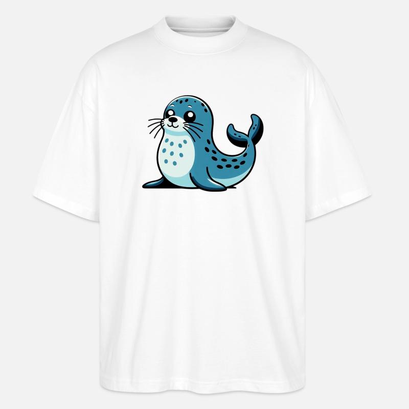 Siegel - Stanley/Stella Oversized Unisex Bio T-Shirt Blaster 2.0 - Weiß