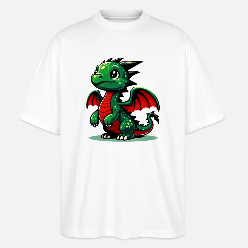 Dragon - T-shirt bio Blaster 2.0 coupe oversize Stanley/Stella Unisexe - blanc