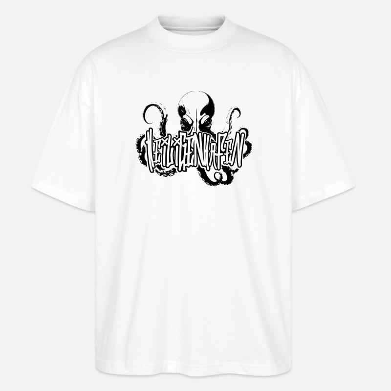 Heiligenhafen Octo Deep Dive Design - T-shirt bio Blaster 2.0 coupe oversize Stanley/Stella Unisexe - blanc