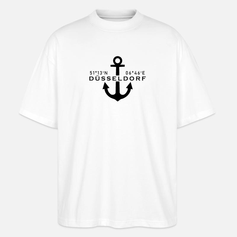 Düsseldorf - Stanley/Stella Oversized Unisex Bio T-Shirt Blaster 2.0 - Weiß