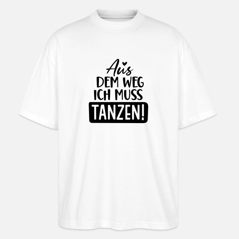 Party Wochenende Tango Disco Kneipe - Stanley/Stella Oversized Unisex Bio T-Shirt Blaster 2.0 - Weiß