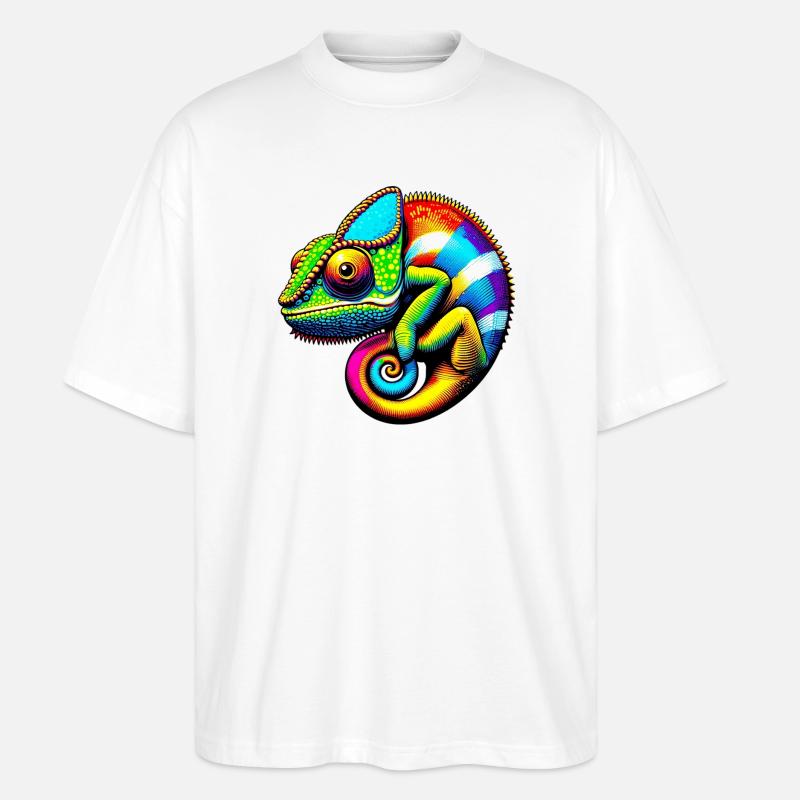Chameleon - Stanley/Stella Oversized Unisex Organic T-shirt Blaster 2.0 - white