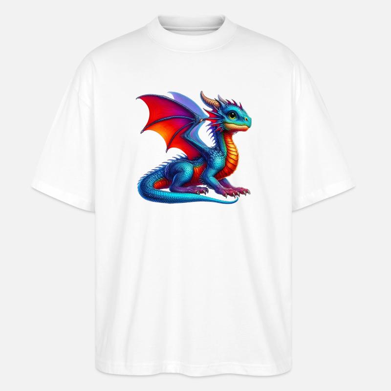 Dragon - T-shirt bio Blaster 2.0 coupe oversize Stanley/Stella Unisexe - blanc