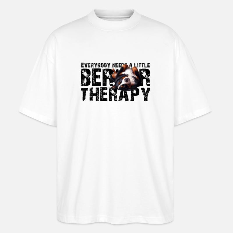 Berner Sennenhund - Stanley/Stella Oversized Unisex Bio T-Shirt Blaster 2.0 - Weiß