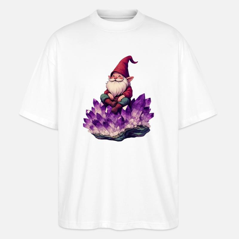 Gnom - Stanley/Stella Oversized Unisex Bio T-Shirt Blaster 2.0 - Weiß