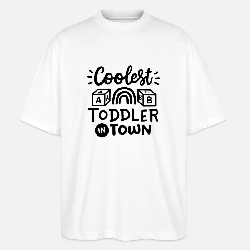 Kleinkind Kleinkinder Spruch - Stanley/Stella Oversized Unisex Bio T-Shirt Blaster 2.0 - Weiß