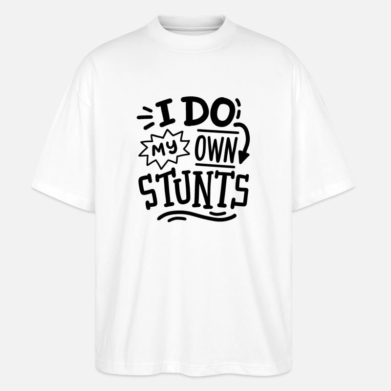 Genesung nach Knochenbrüchen - Stanley/Stella Oversized Unisex Bio T-Shirt Blaster 2.0 - Weiß