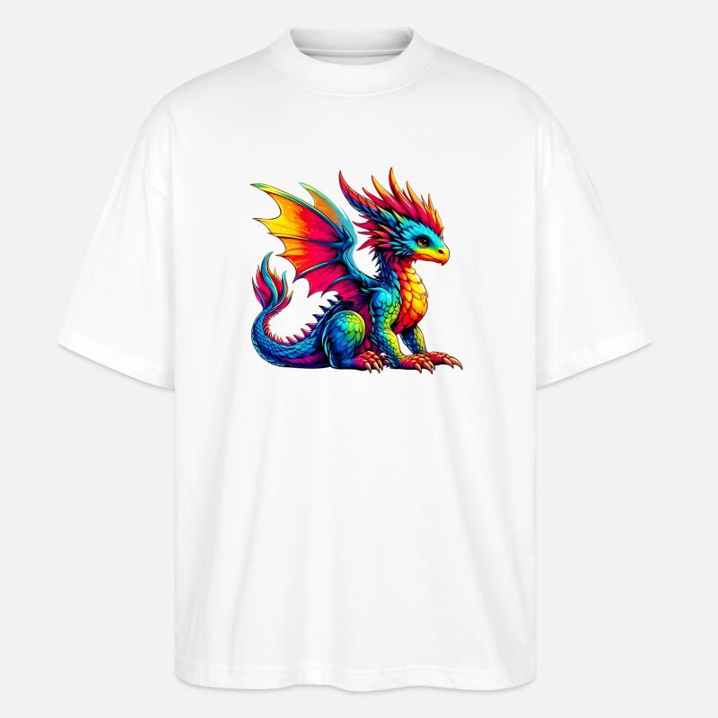 Dragon - T-shirt bio Blaster 2.0 coupe oversize Stanley/Stella Unisexe - blanc