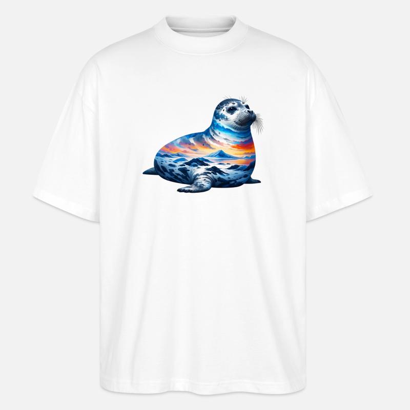 Siegel - Stanley/Stella Oversized Unisex Bio T-Shirt Blaster 2.0 - Weiß