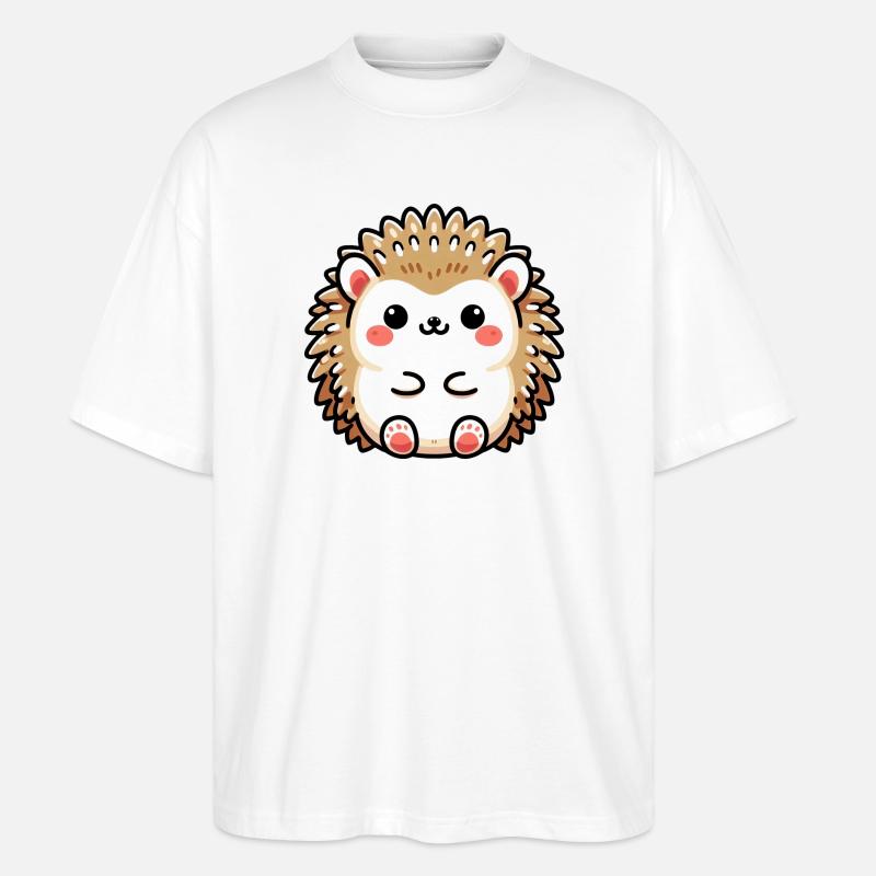 Hérisson - T-shirt bio Blaster 2.0 coupe oversize Stanley/Stella Unisexe - blanc