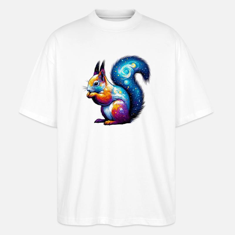 Egern - Stanley/Stella Oversize Unisex Øko T-shirt Blaster 2.0 - hvid