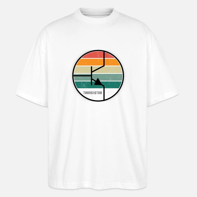 Transistor - Stanley/Stella Oversized Unisex Bio T-Shirt Blaster 2.0 - Weiß