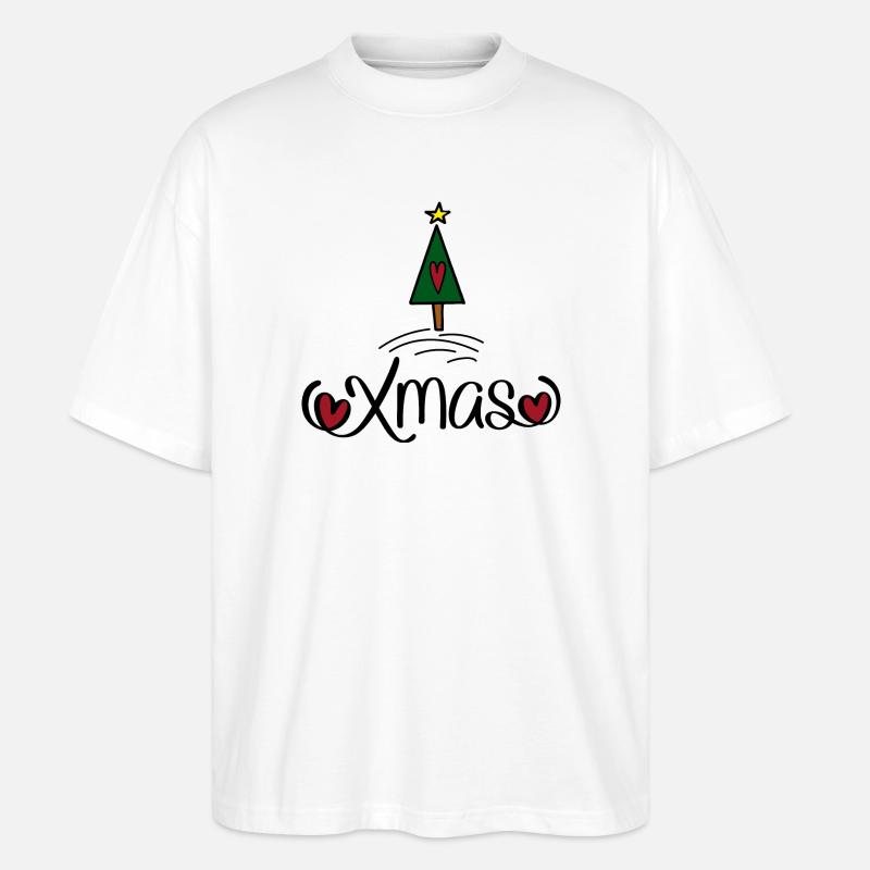 Christmas - Stanley/Stella Oversized Unisex Bio T-Shirt Blaster 2.0 - Weiß