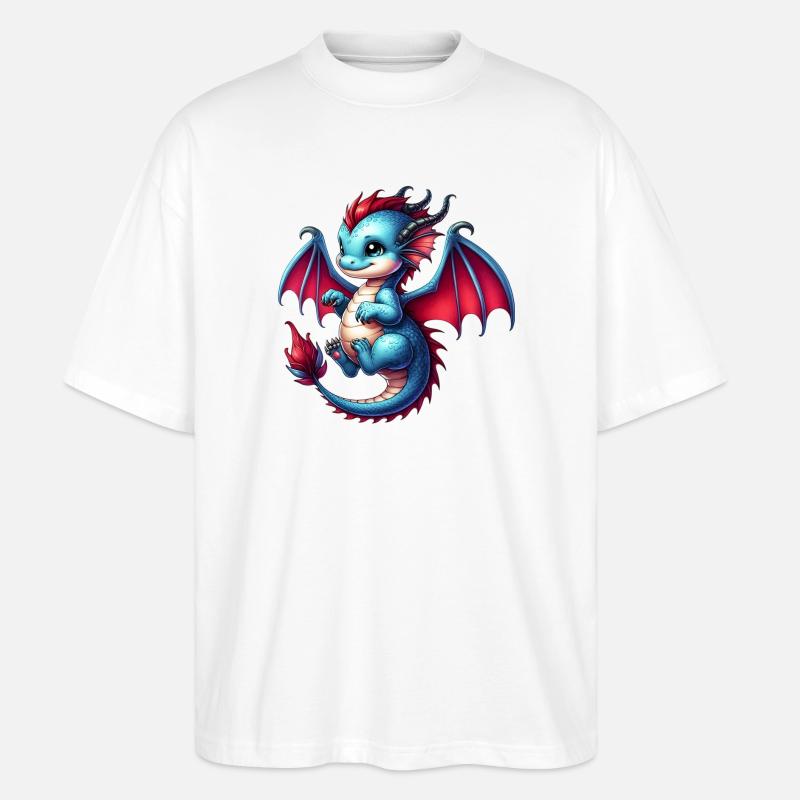 Dragon - T-shirt bio Blaster 2.0 coupe oversize Stanley/Stella Unisexe - blanc