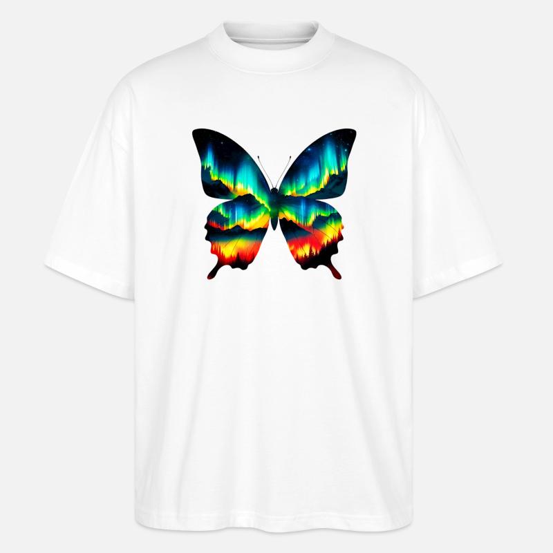 Papillon - T-shirt bio Blaster 2.0 coupe oversize Stanley/Stella Unisexe - blanc