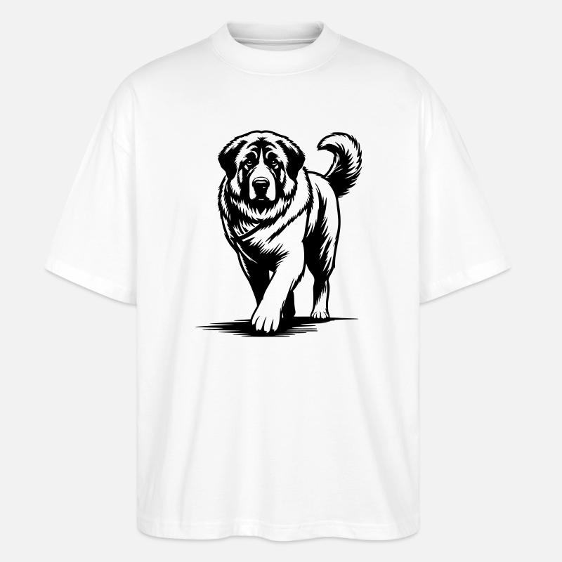 Kangal - Stanley/Stella Oversized Unisex Bio T-Shirt Blaster 2.0 - Weiß