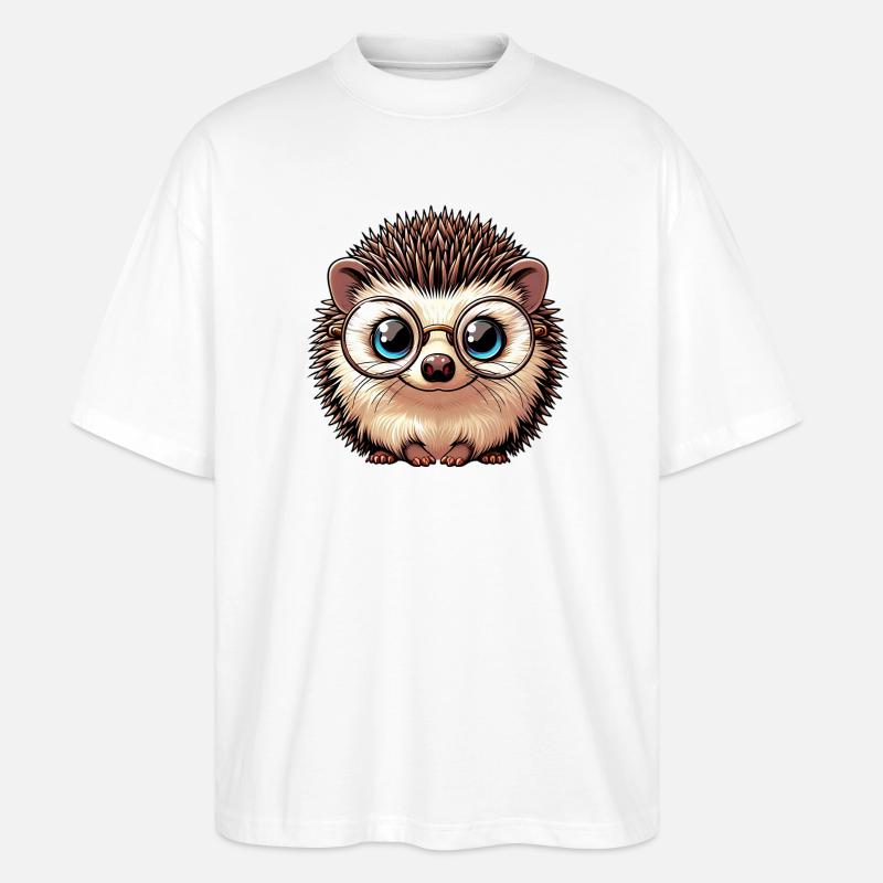 Igel - Stanley/Stella Oversized Unisex Bio T-Shirt Blaster 2.0 - Weiß