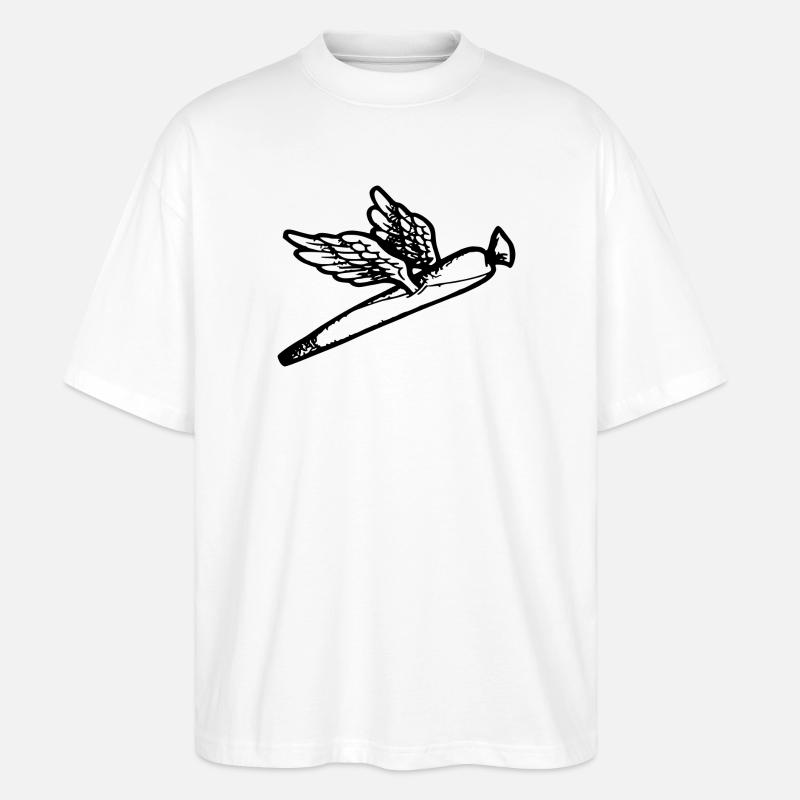 Nous volons si haut - T-shirt bio Blaster 2.0 coupe oversize Stanley/Stella Unisexe - blanc