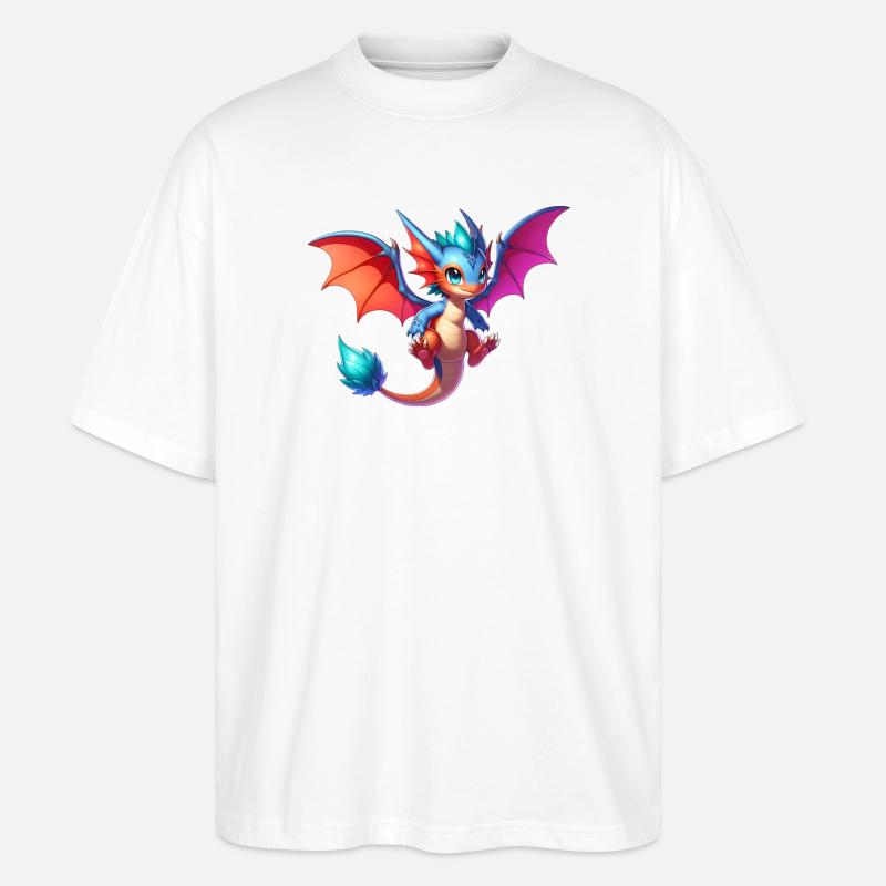 Dragon - T-shirt bio Blaster 2.0 coupe oversize Stanley/Stella Unisexe - blanc