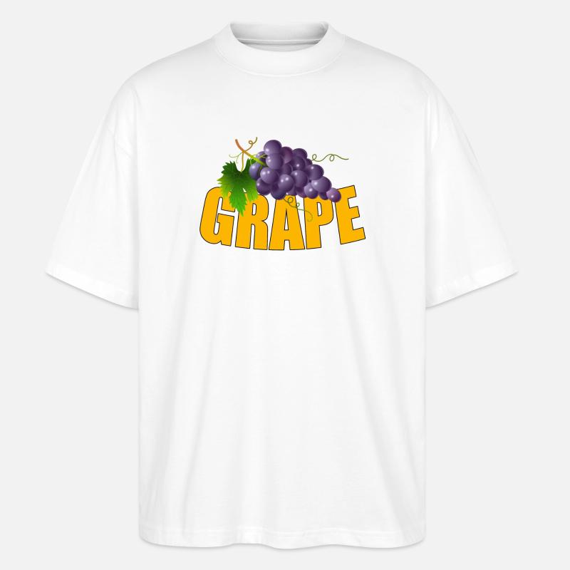 GRAPE - Stanley/Stella Oversized Unisex Bio T-Shirt Blaster 2.0 - Weiß