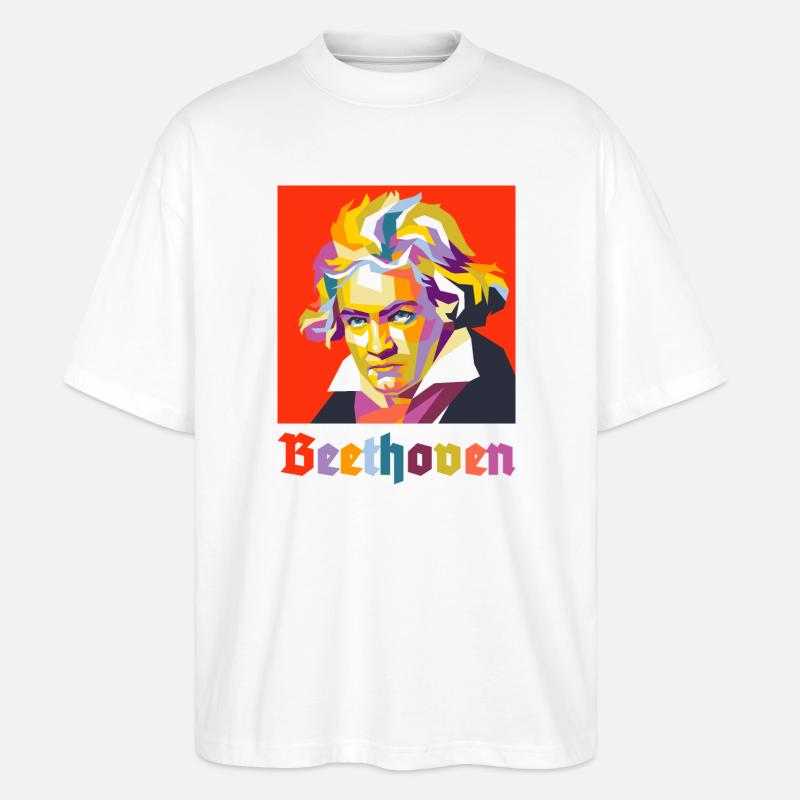 Beethoven 2 - Stanley/Stella Oversized Unisex Bio T-Shirt Blaster 2.0 - Weiß