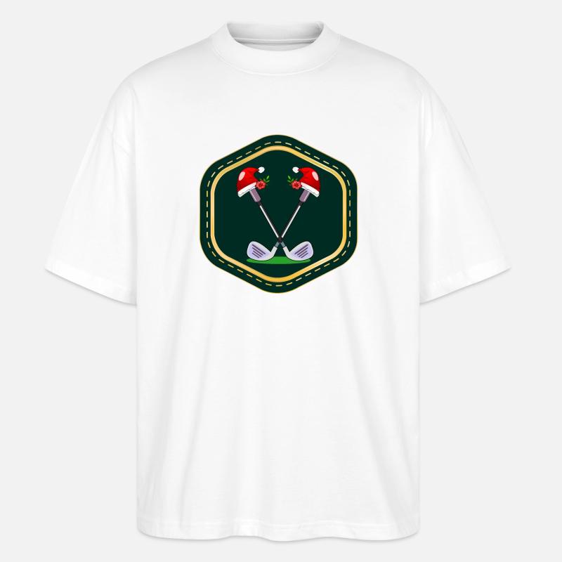 WEIHNACHTSGESCHENKE GOLFSPORT - Stanley/Stella Oversized Unisex Bio T-Shirt Blaster 2.0 - Weiß