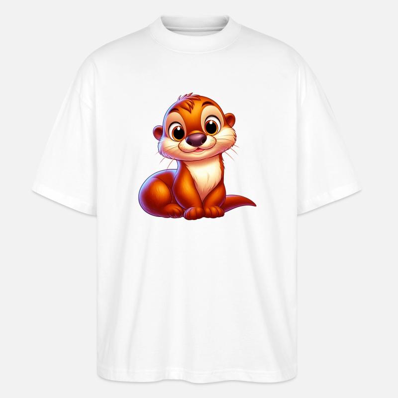 Otter - Stanley/Stella Oversized Unisex Bio T-Shirt Blaster 2.0 - Weiß
