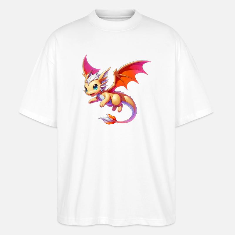 Dragon - T-shirt bio Blaster 2.0 coupe oversize Stanley/Stella Unisexe - blanc