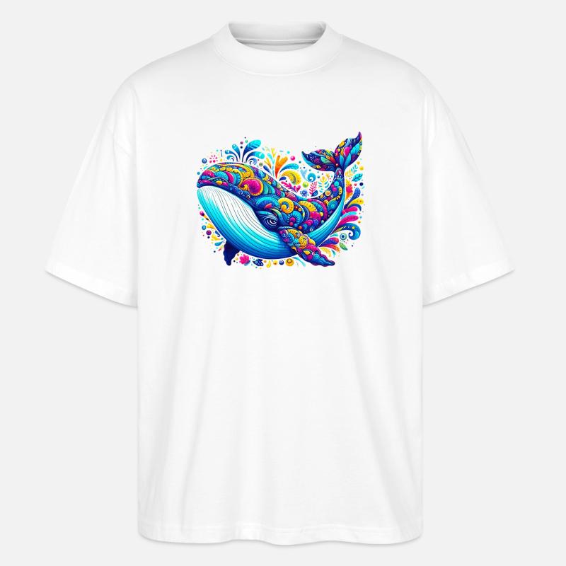 Wal - Stanley/Stella Oversized Unisex Bio T-Shirt Blaster 2.0 - Weiß