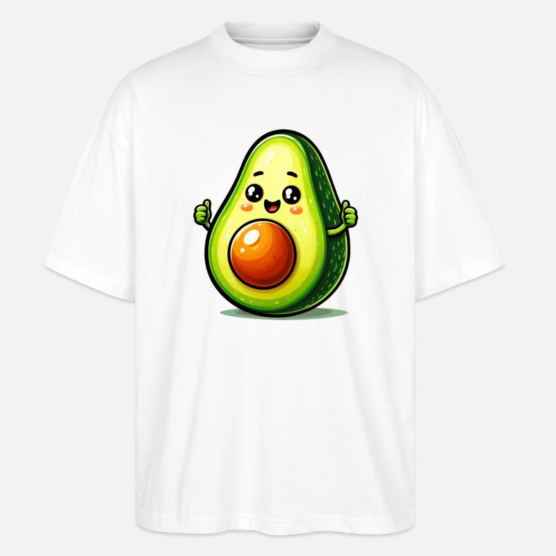 Avocado - Stanley/Stella Oversized Unisex Bio T-Shirt Blaster 2.0 - Weiß