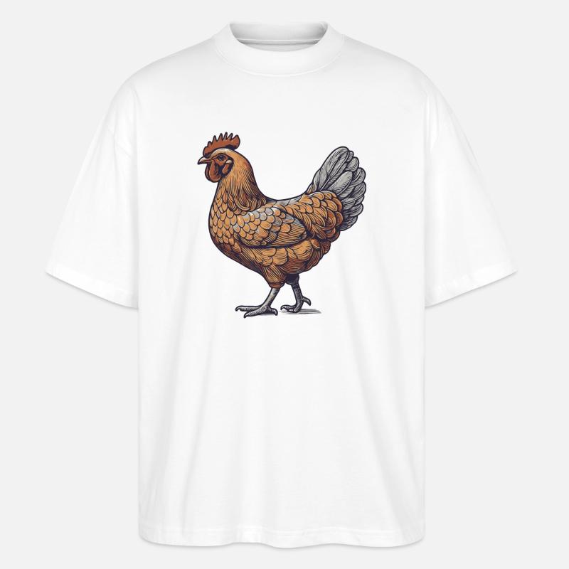 Hahn - Stanley/Stella Oversized Unisex Bio T-Shirt Blaster 2.0 - Weiß