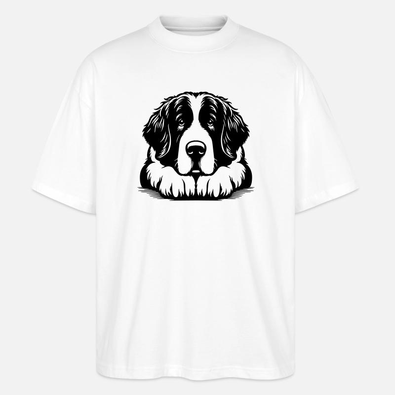 Landseer - Stanley/Stella Oversized Unisex Bio T-Shirt Blaster 2.0 - Weiß