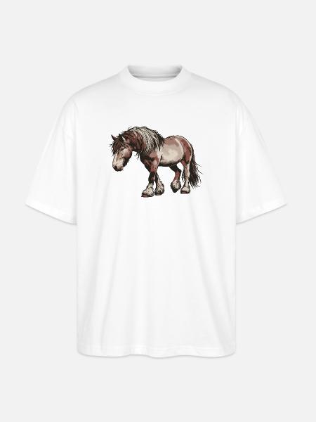 Trot Your Own Path - Stanley/Stella Oversized Unisex Organic T-shirt Blaster 2.0 - white