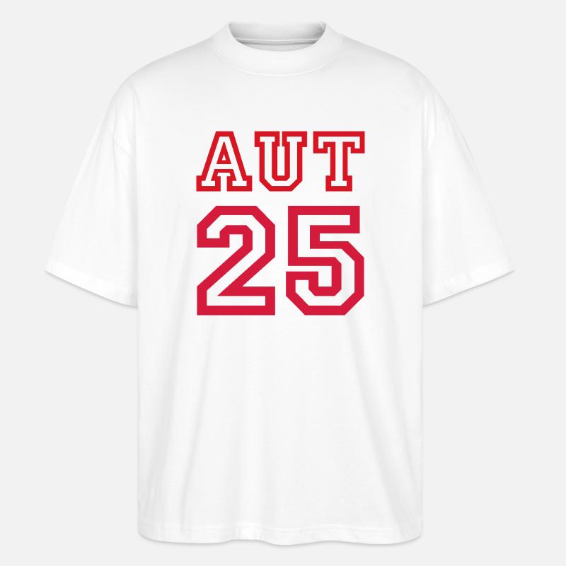 AUSTRIA - Stanley/Stella Oversized Unisex Bio T-Shirt Blaster 2.0 - Weiß