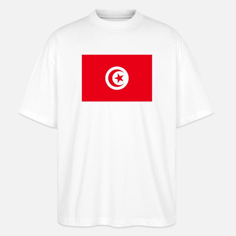 Tunesien - Stanley/Stella Oversized Unisex Bio T-Shirt Blaster 2.0 - Weiß