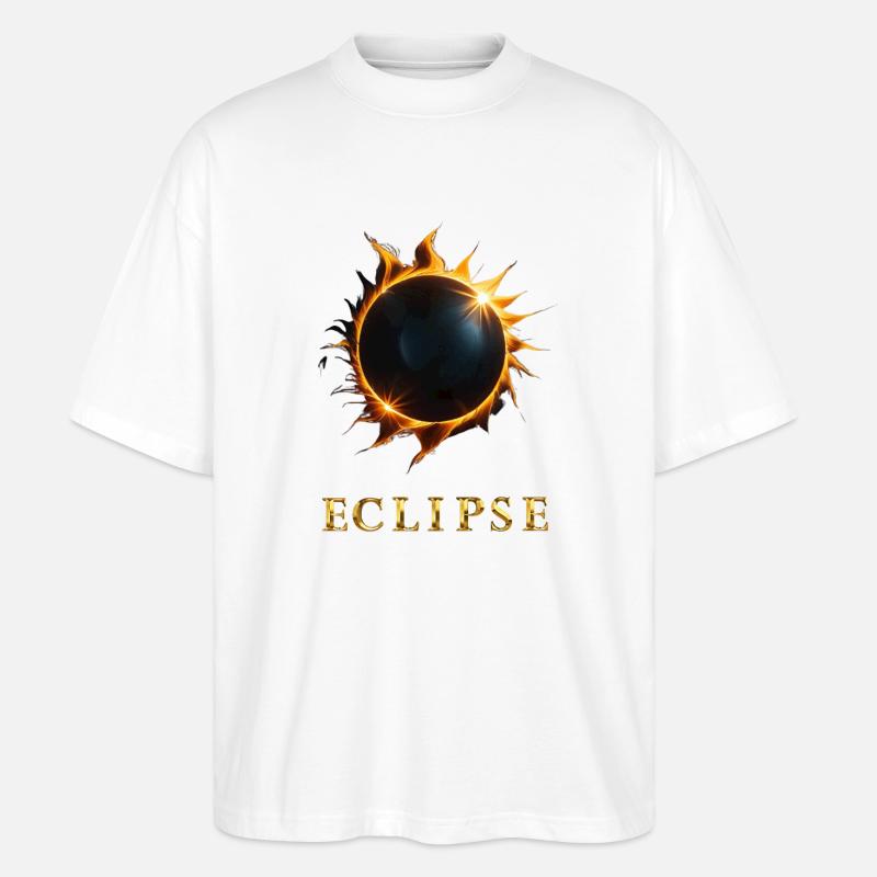 Eclipse - Stanley/Stella Oversized Unisex Organic T-shirt Blaster 2.0 - white