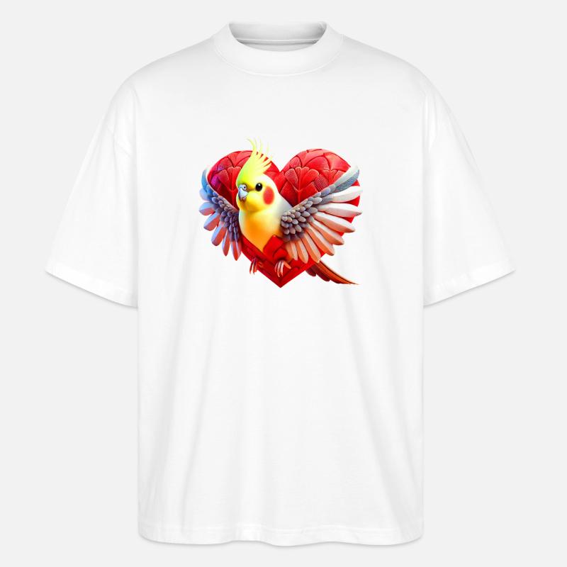 Nymphenheart (05) - Stanley/Stella Oversized Unisex Bio T-Shirt Blaster 2.0 - Weiß