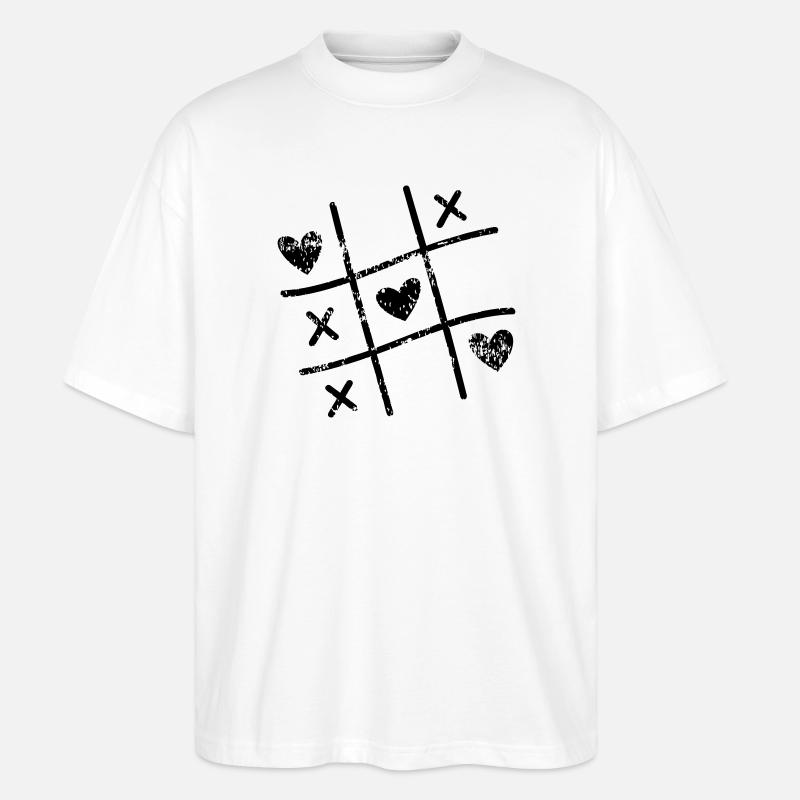 Saint-Valentin Saint-Valentin Saint-Valentin - T-shirt bio Blaster 2.0 coupe oversize Stanley/Stella Unisexe - blanc