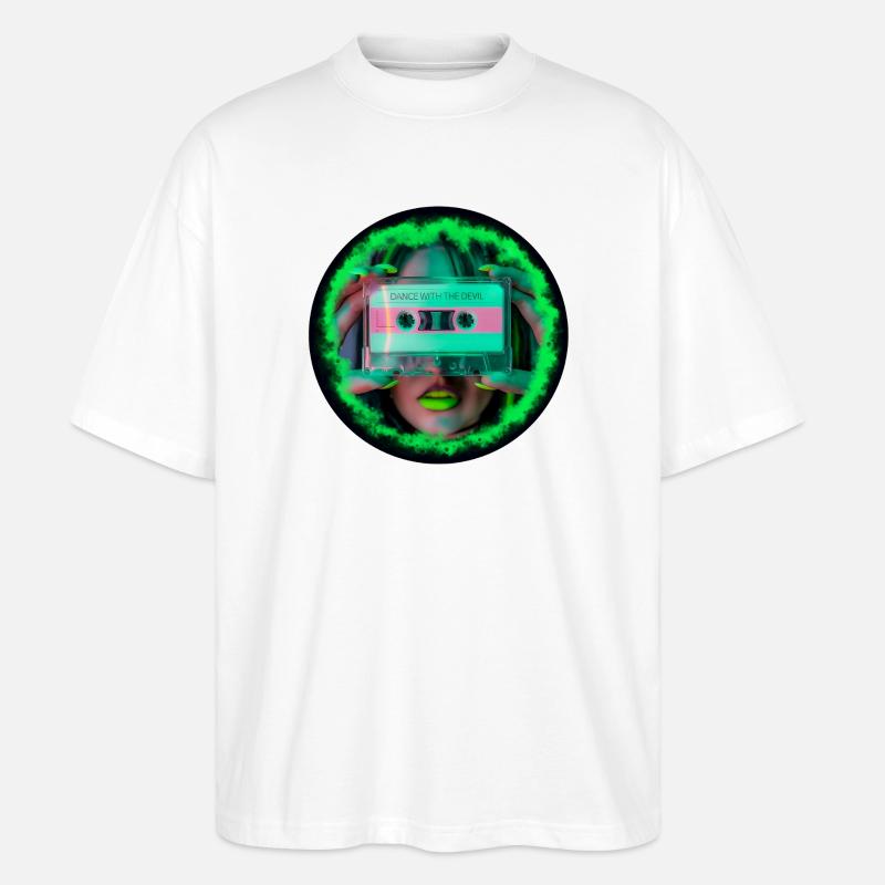 Dance with the Devil V2 - Stanley/Stella Oversized Unisex Bio T-Shirt Blaster 2.0 - Weiß